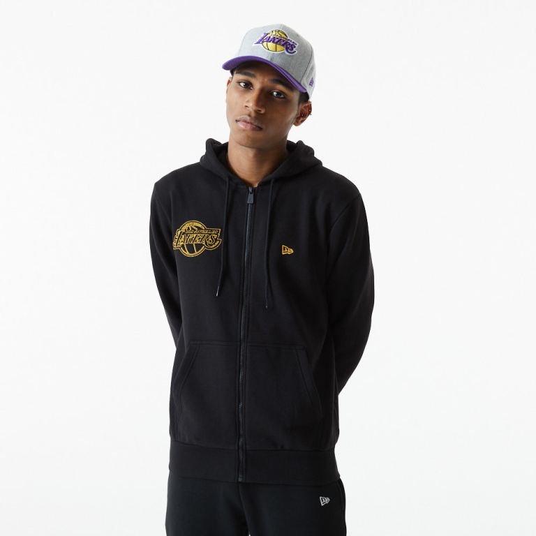 Ropa New Era Nba Negros - LA Lakers NBA Chain Stitch 37651ECZS